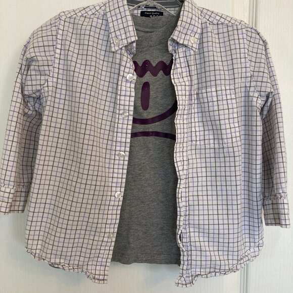 Boy's Collared Shirt - Size 4 - Picture 4 of 4